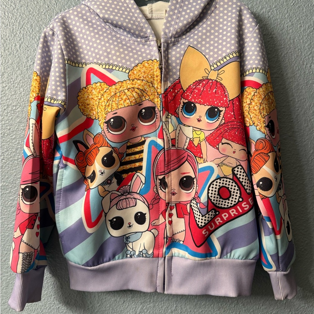 L.O.L. Surprise! Kids Hoodie - Purple and Red